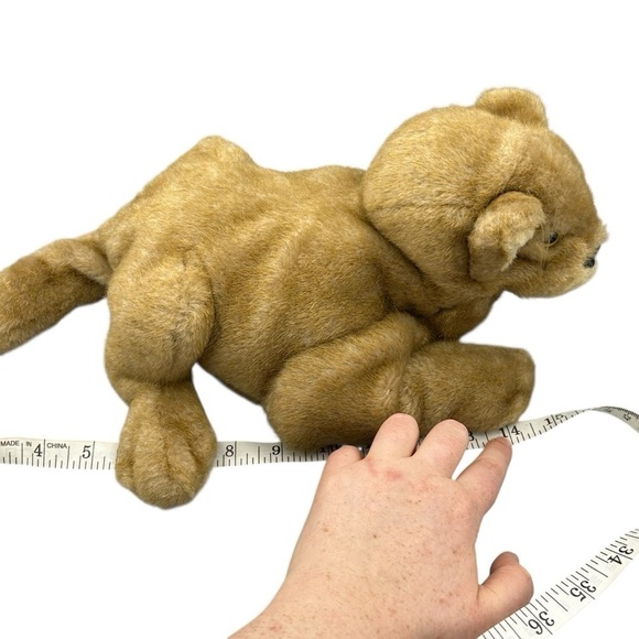 FOLKMANIS LION CUB HAND PUPPET PLUSH TOY VINTAGE COLLECTIBLE NEW WITH TAGS - Picture 7 of 11